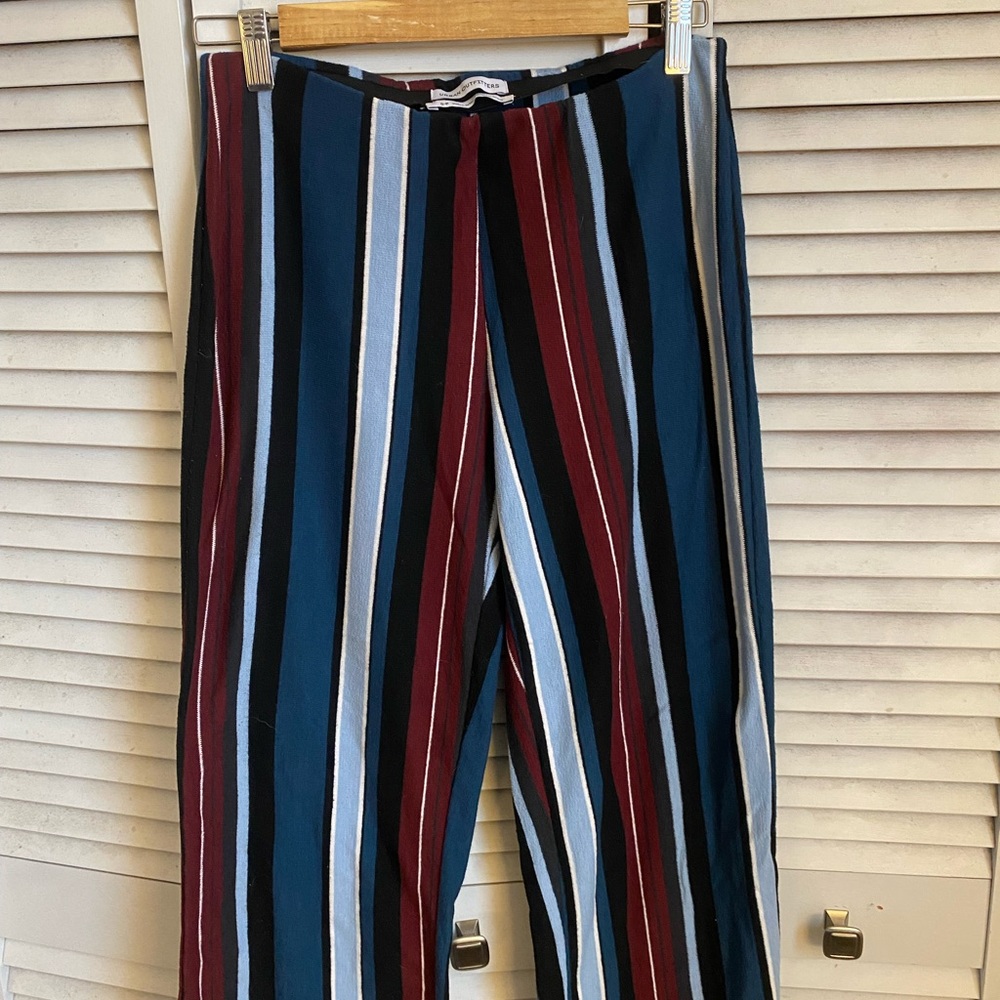 Urban outfitters cropped striped pants